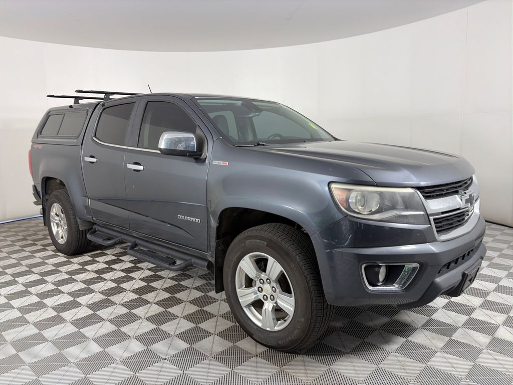 Cyber Gray Metallic 2016 Chevrolet Colorado Pickup Truck Four-Wheel Drive 6-Speed Automatic