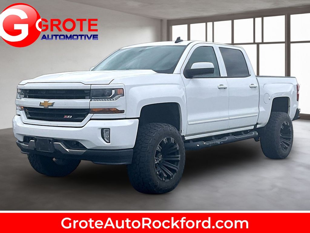 Summit White 2017 Chevrolet Silverado 1500 Pickup Truck Four-Wheel Drive 6-Speed Automatic Overdrive
