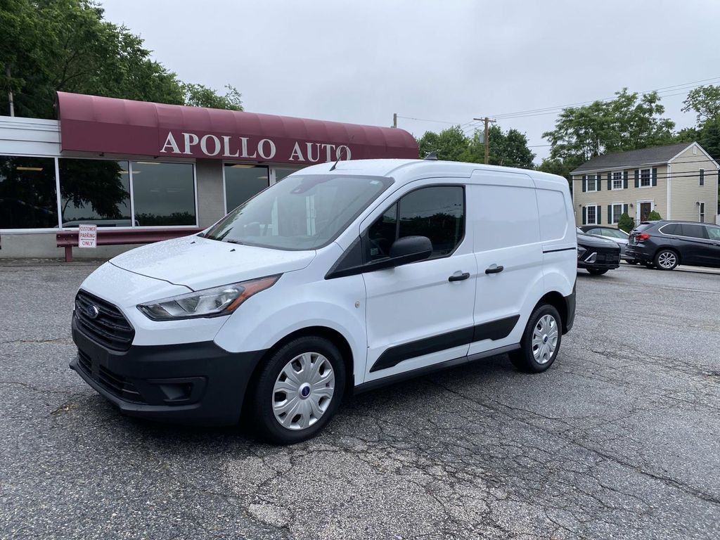 Frozen White 2023 Ford Transit Connect Van Front-Wheel Drive 8-Speed Automatic
