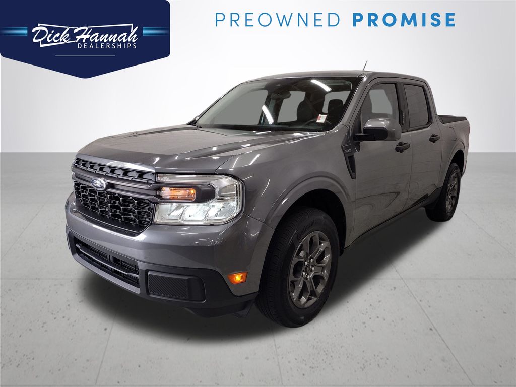 Gray Metallic 2022 Ford Maverick Pickup Truck All-Wheel Drive 8-Speed Automatic