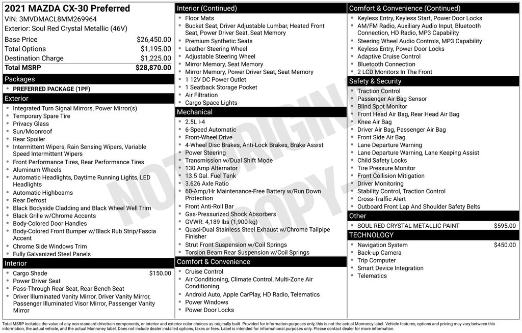 Thumbnail: 2021 Mazda CX-30 - 18