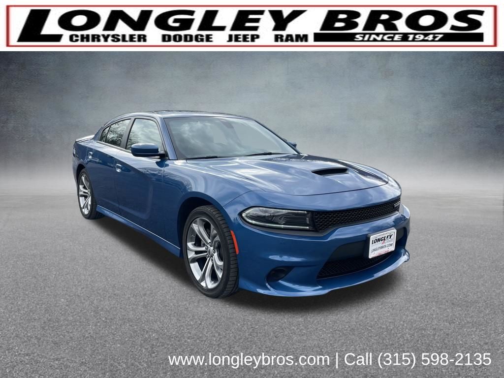Blue (Frostbite) 2022 Dodge Charger GT RWD Sedan Rear-Wheel Drive 8-Speed Automatic