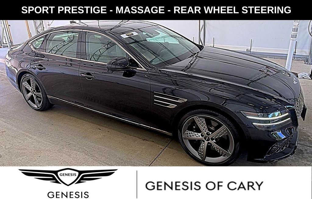 Vik Black 2023 Genesis G80 Sedan All-Wheel Drive 8-Speed Automatic