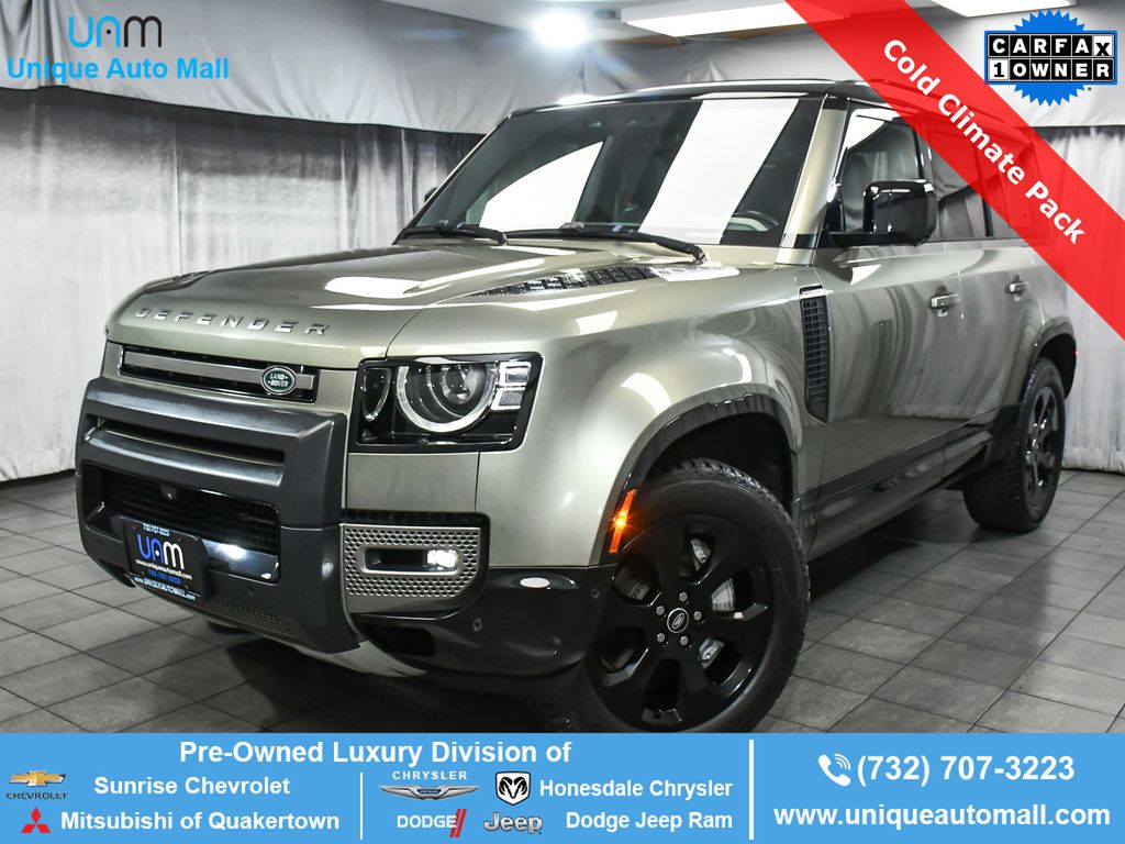 Pangea Green Metallic 2023 Land Rover Defender 110 X-Dynamic SE AWD SUV / Crossover All-Wheel Drive 8-Speed Automatic