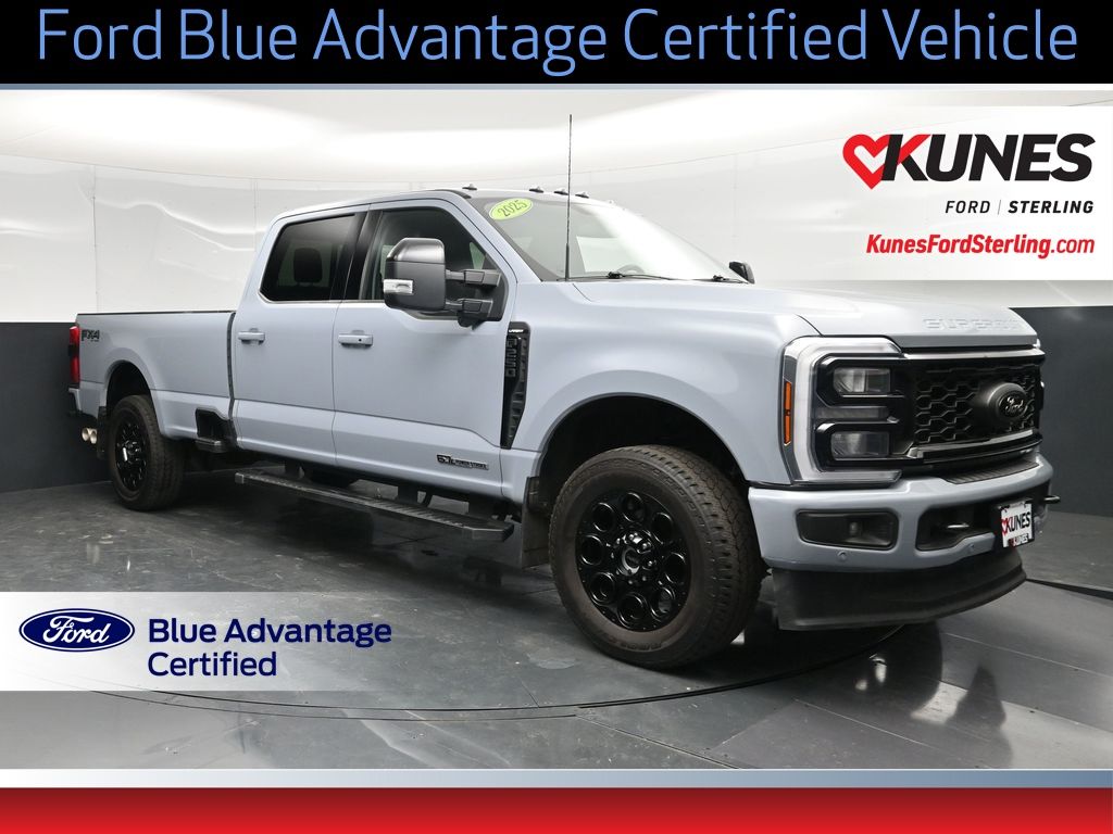 Glacier Gray Metallic Tri-Coat 2025 Ford F-250 Super Duty Pickup Truck Four-Wheel Drive Automatic
