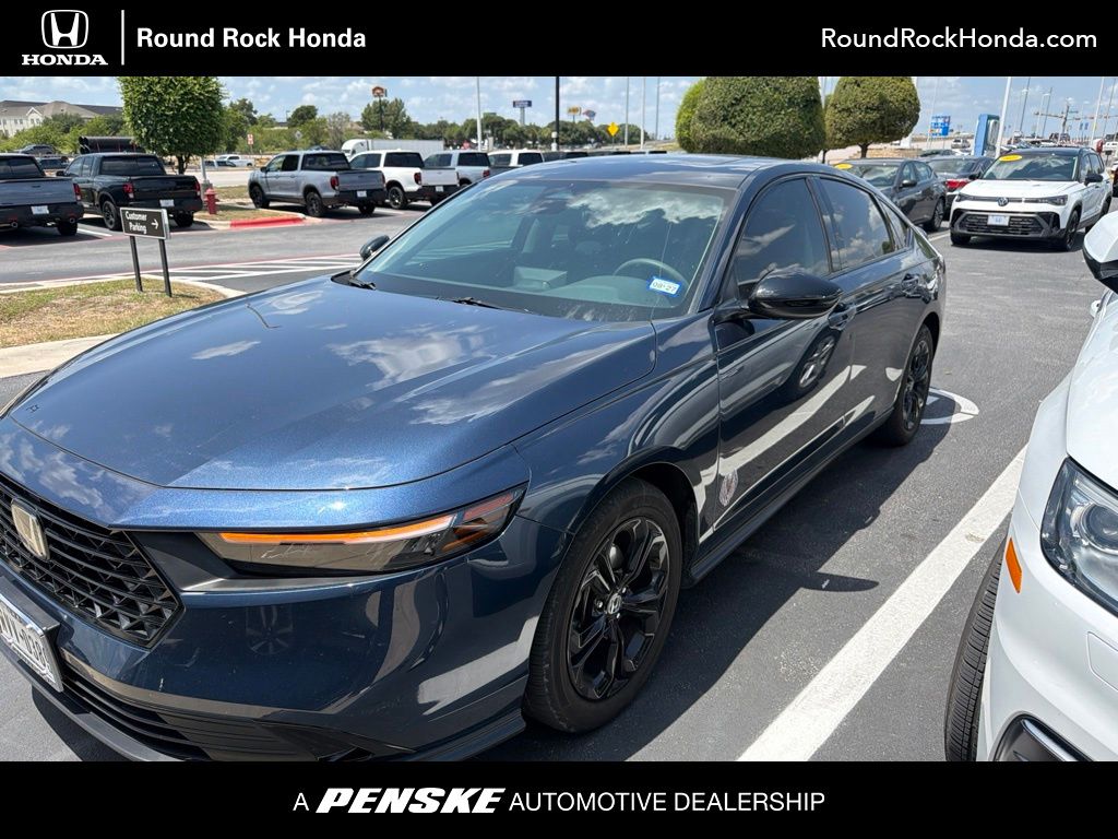 Blue 2025 Honda Accord Sedan Front-Wheel Drive Continuously Variable Transmission