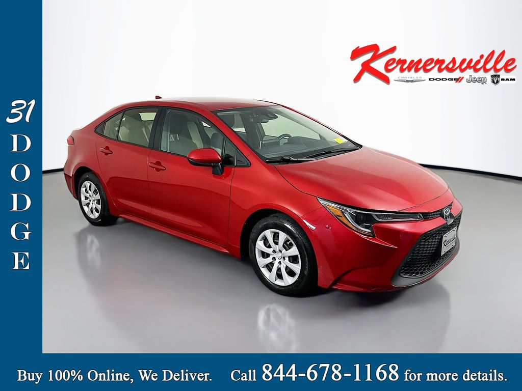 Barcelona Red Metallic 2021 Toyota Corolla Sedan Front-Wheel Drive Continuously Variable Transmission