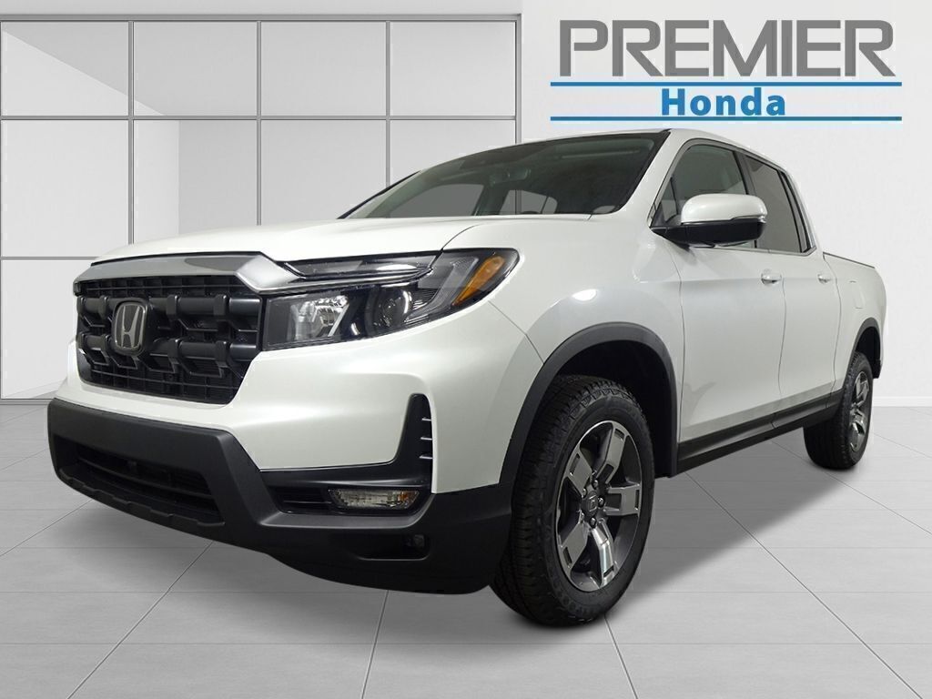Platinum White Pearl 2026 Honda Ridgeline Pickup Truck All-Wheel Drive 9-Speed Automatic