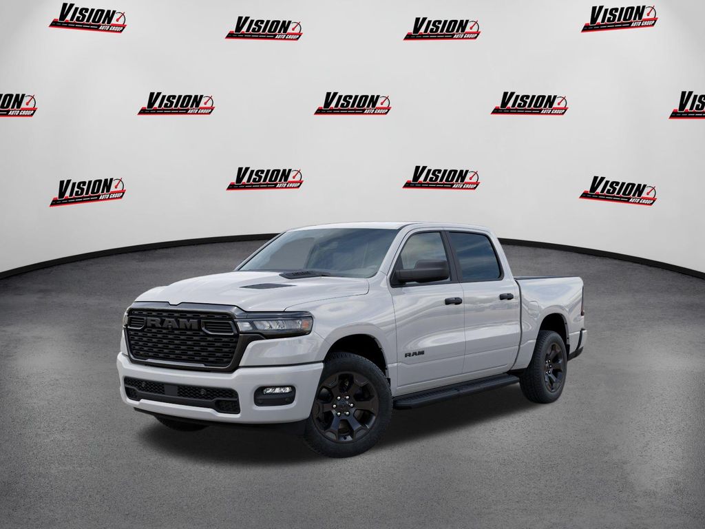 Bright White Clearcoat 2026 RAM 1500 Pickup Truck Four-Wheel Drive 8-Speed Automatic