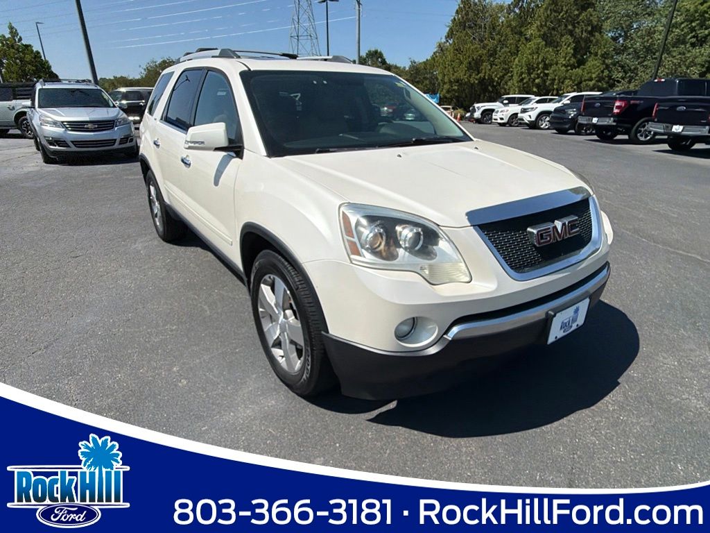 White Diamond Clearcoat 2010 GMC Acadia SUV / Crossover Front-Wheel Drive 6-Speed Automatic Overdrive