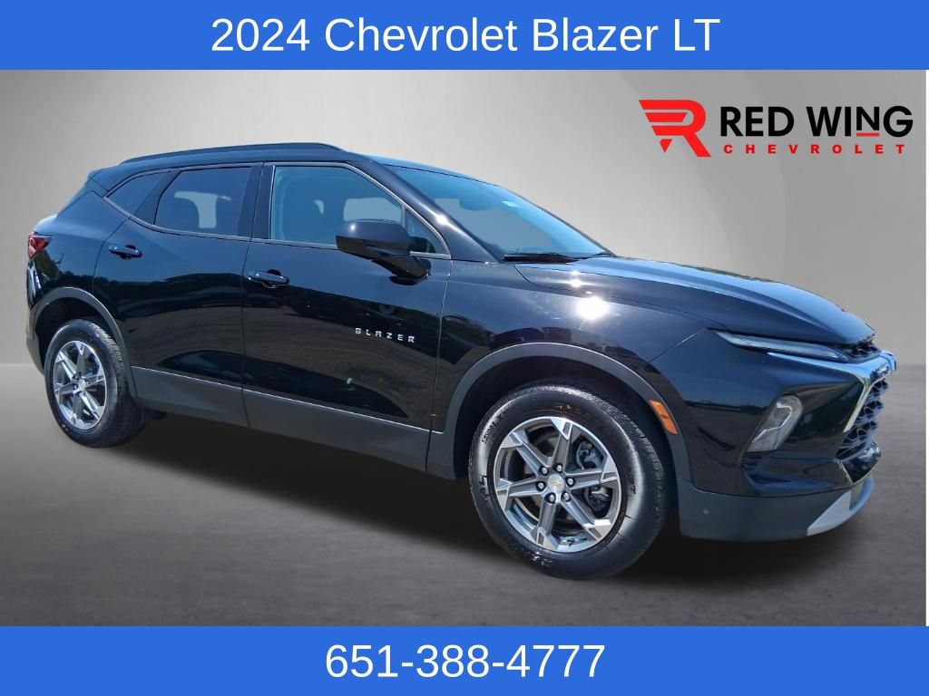 Black 2024 Chevrolet Blazer SUV / Crossover All-Wheel Drive 9-Speed Automatic Overdrive