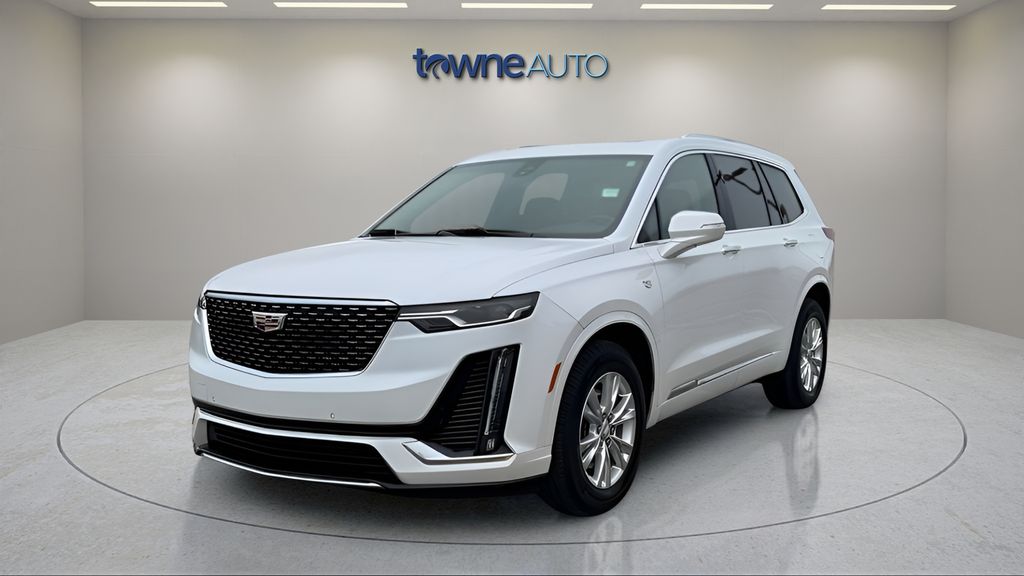 Crystal White Tricoat 2024 Cadillac XT6 Luxury AWD SUV / Crossover Four-Wheel Drive 9-Speed Automatic