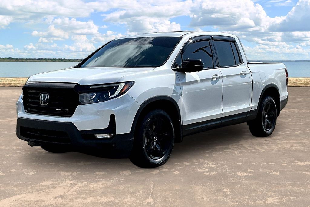 White 2023 Honda Ridgeline Pickup Truck All-Wheel Drive 9-Speed Automatic
