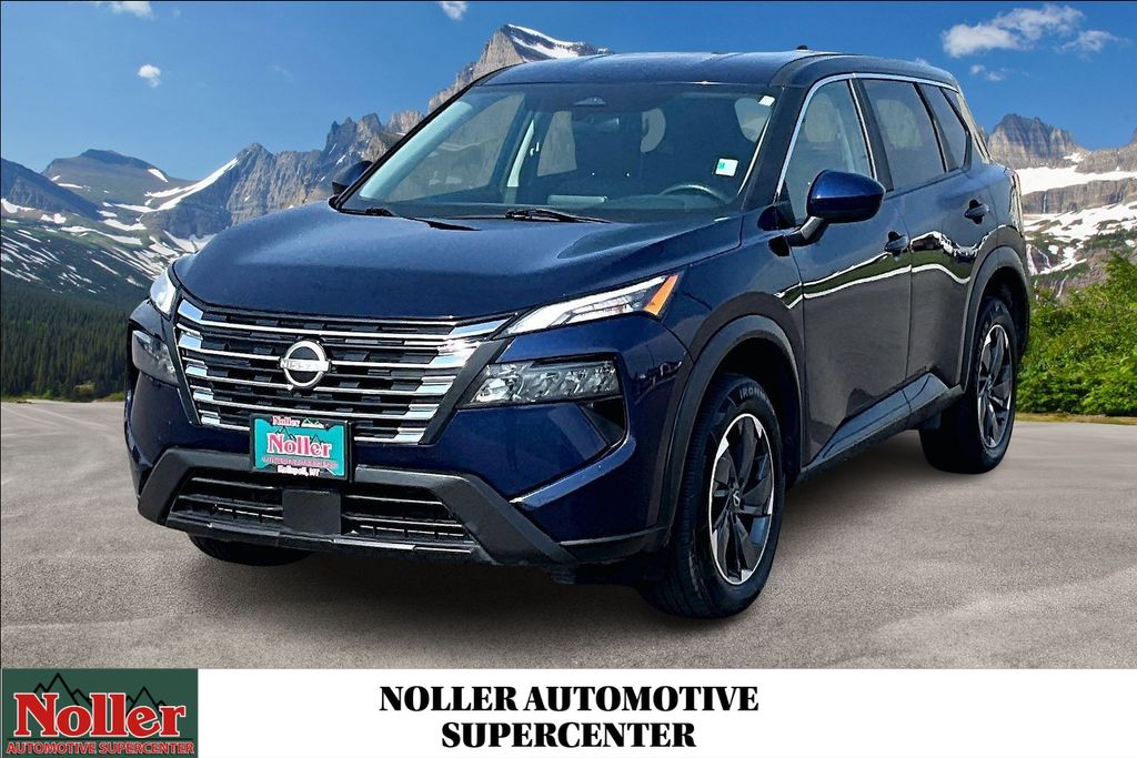 Deep Ocean Blue Pearl 2024 Nissan Rogue SUV / Crossover All-Wheel Drive Continuously Variable Transmission