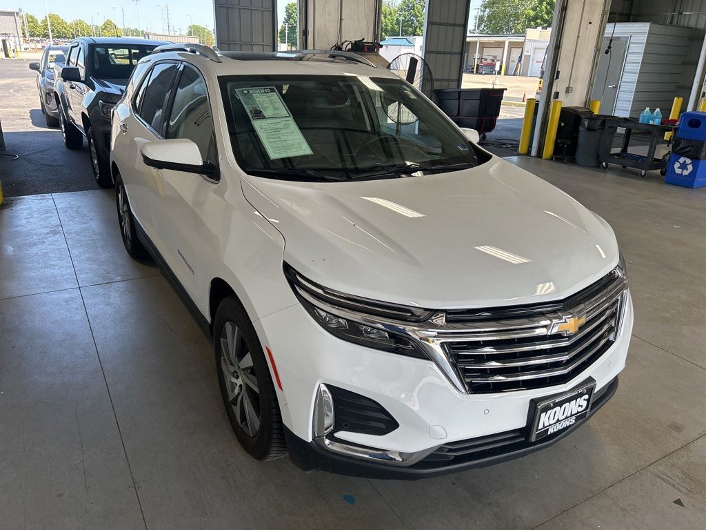 Summit White 2022 Chevrolet Equinox Premier AWD with 1LZ SUV / Crossover Four-Wheel Drive 6-Speed Automatic Overdrive