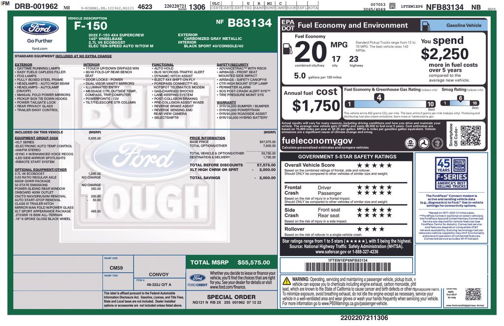 Certified Used 2022 Gray Ford XLT image 7