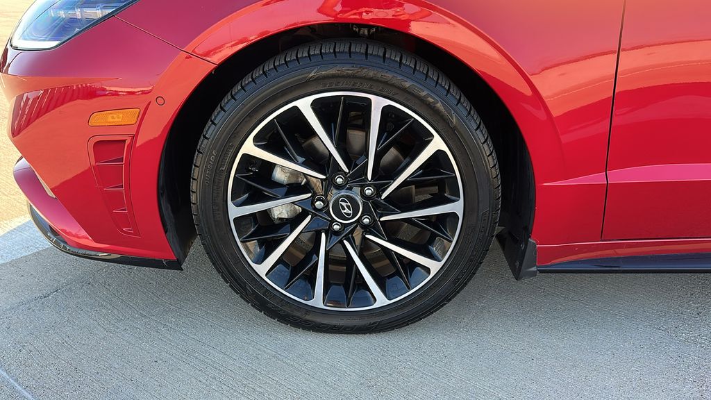 2021 Hyundai Sonata Limited Red at Parkway Family Mazda