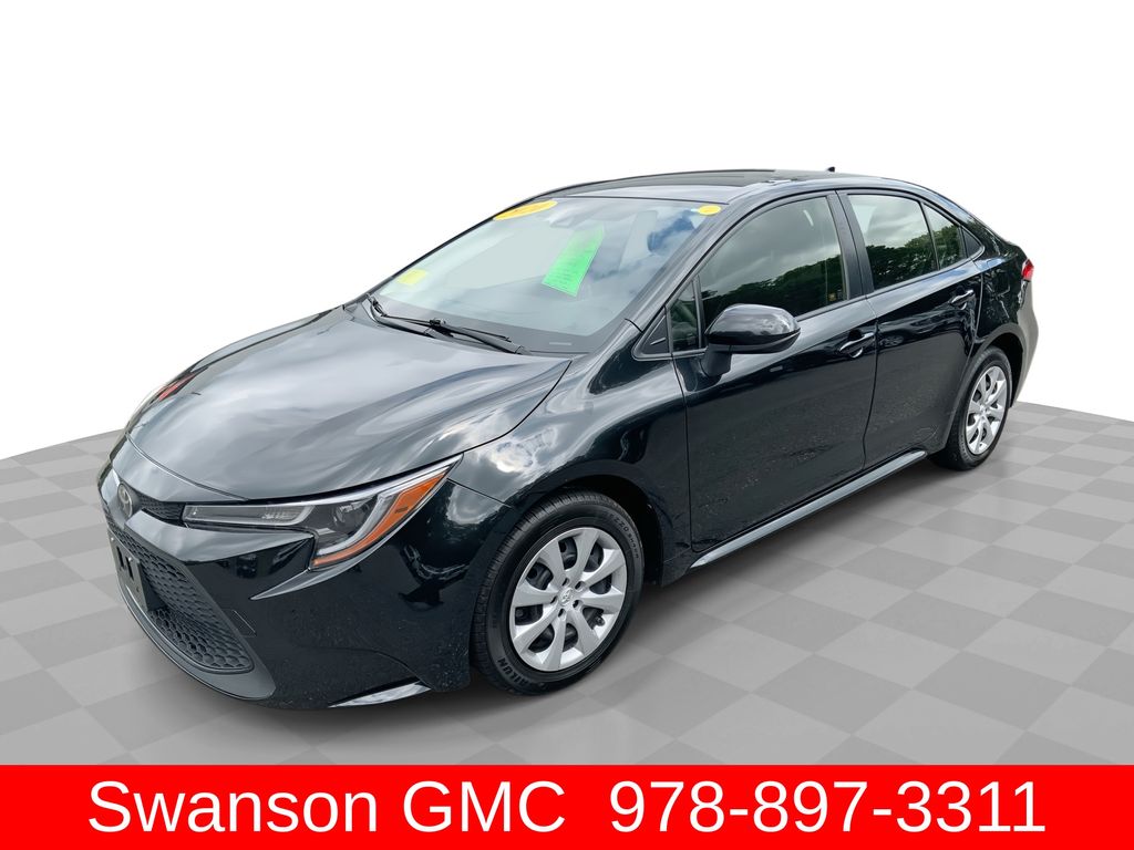 Black Sand Pearl 2020 Toyota Corolla Sedan Front-Wheel Drive Continuously Variable Transmission
