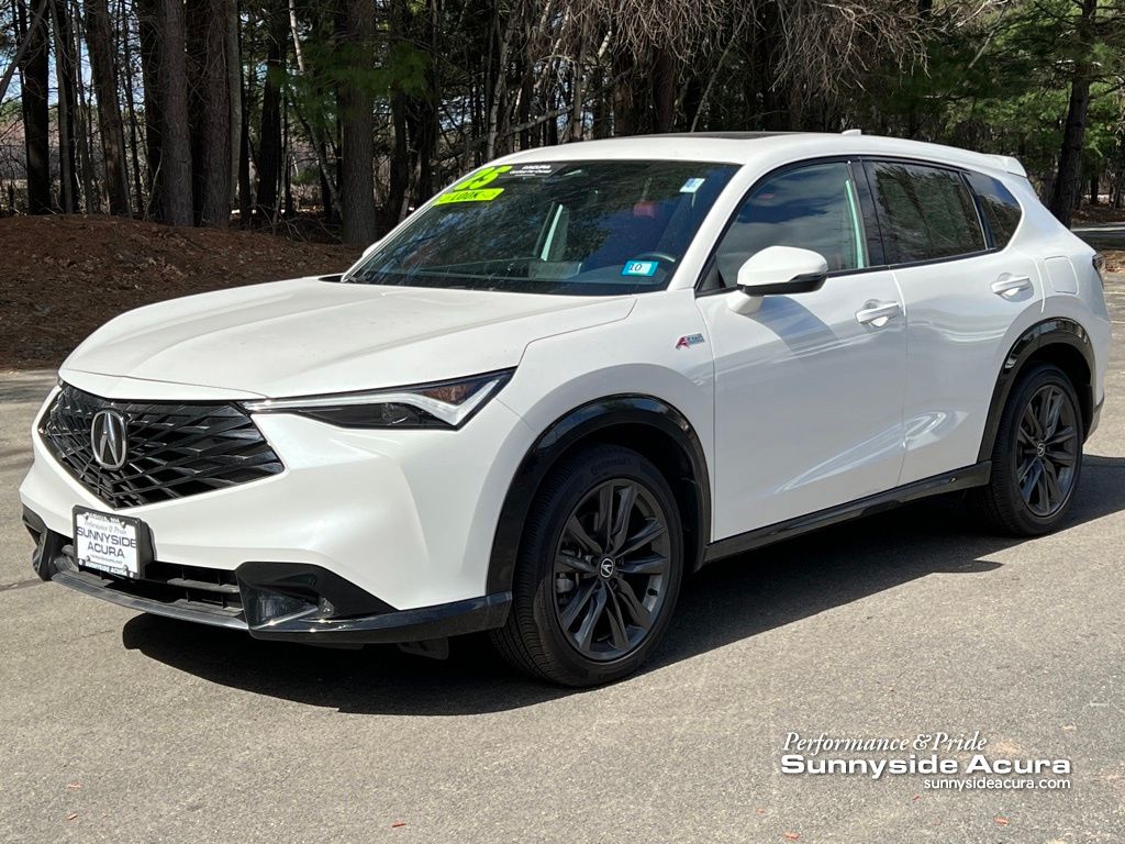 Platinum White Pearl 2025 Acura ADX FWD with A-SPEC Package SUV / Crossover Front-Wheel Drive Continuously Variable Transmission