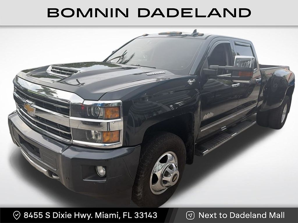 Gray (Graphite Metallic) 2018 Chevrolet Silverado 3500HD Pickup Truck Four-Wheel Drive 6-Speed Automatic