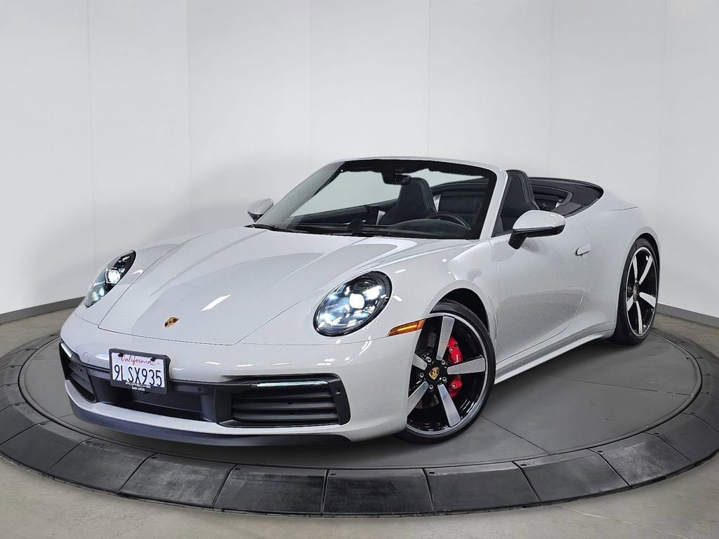 Chalk 2024 Porsche 911 Carrera S Cabriolet RWD Convertible Rear-Wheel Drive 8-Speed Automatic