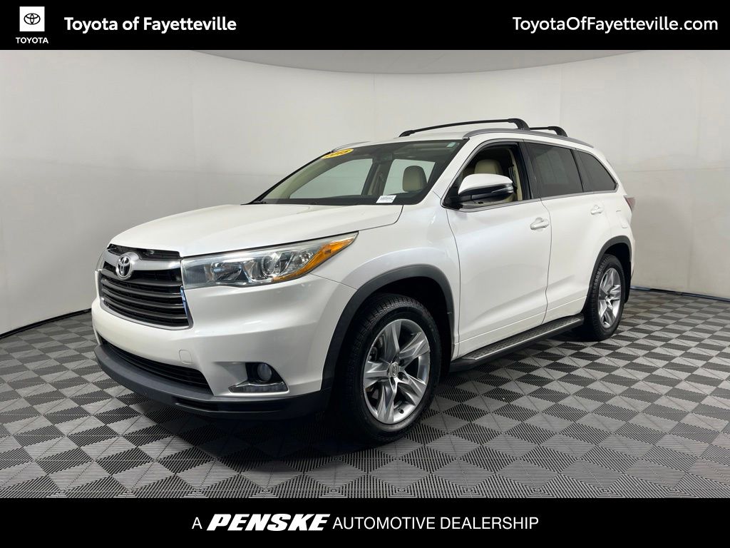 White (Blizzard Pearl) 2015 Toyota Highlander SUV / Crossover Front-Wheel Drive 6-Speed Automatic Overdrive