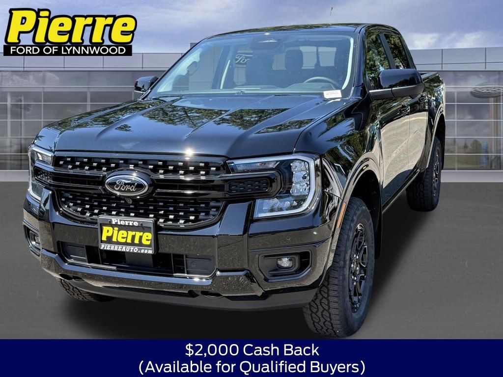 Shadow Black 2026 Ford Ranger Pickup Truck Four-Wheel Drive Automatic