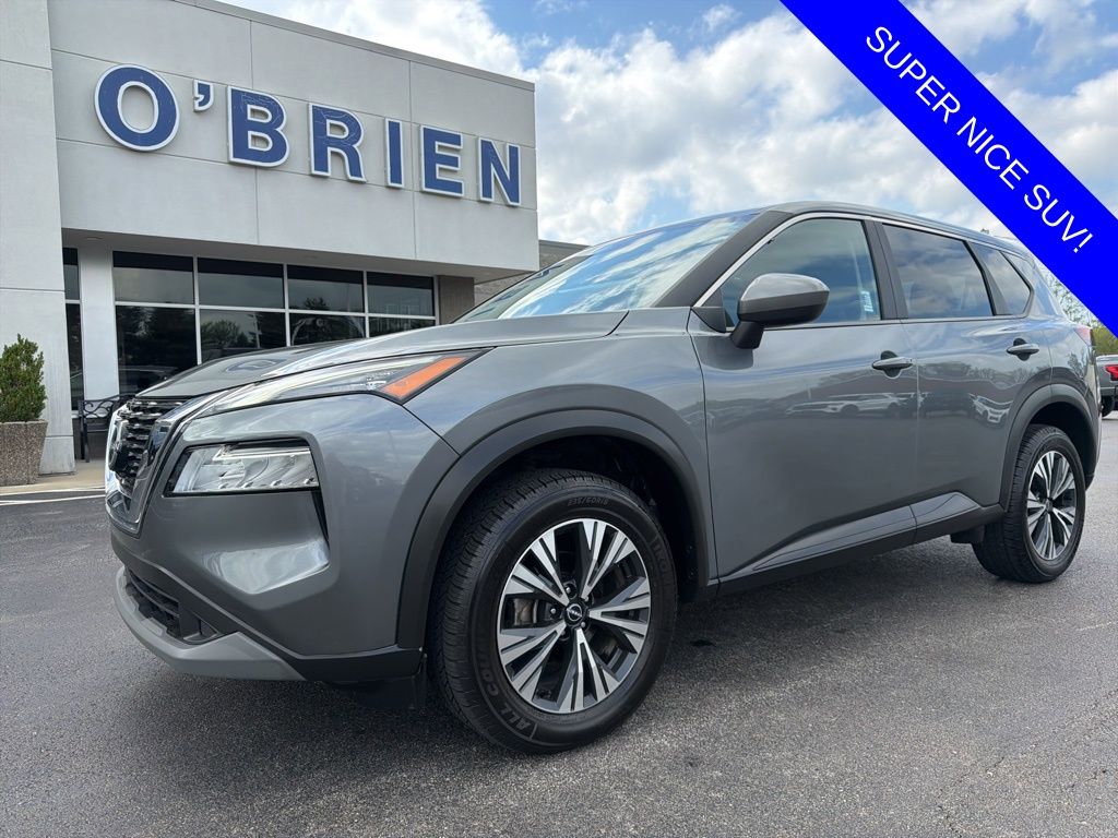 Gray (Gun Metallic) 2023 Nissan Rogue SUV / Crossover Front-Wheel Drive Continuously Variable Transmission