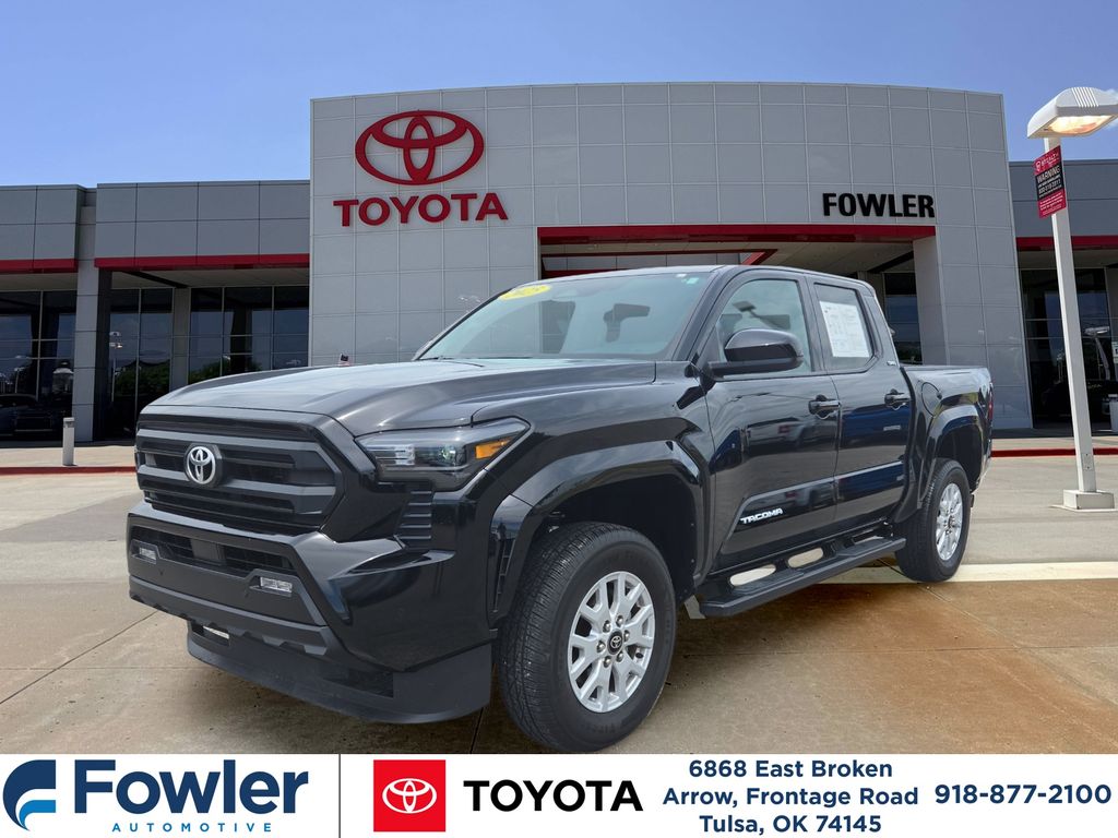 Black 2025 Toyota Tacoma Pickup Truck Four-Wheel Drive 8-Speed Automatic