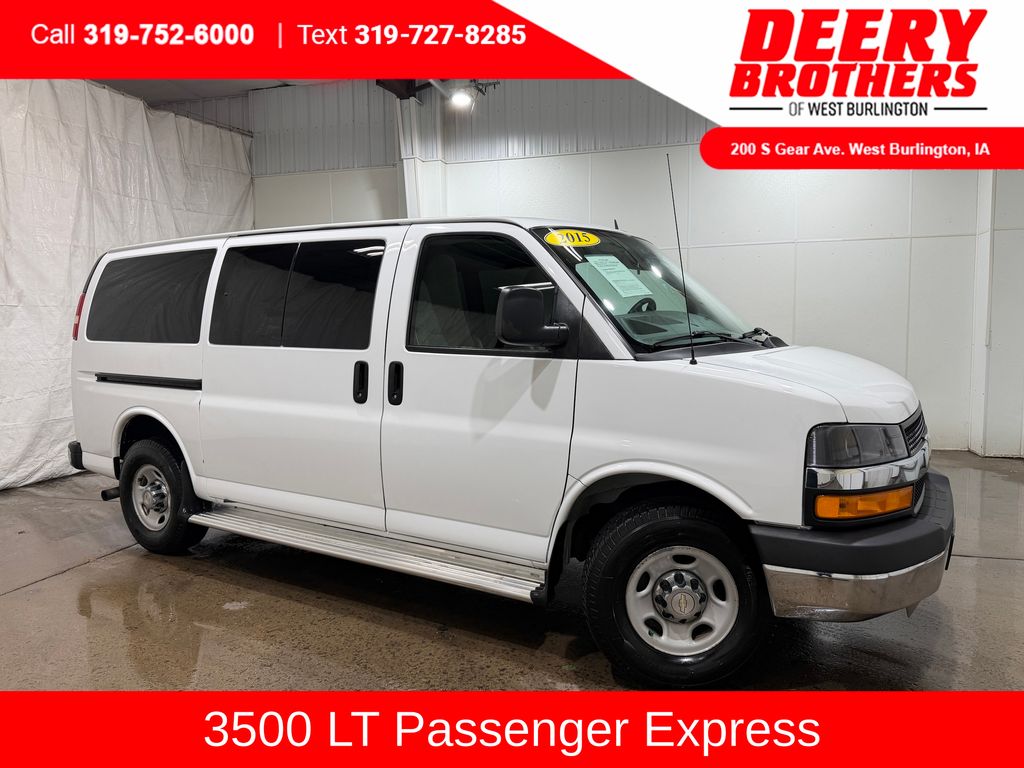 Summit White 2015 Chevrolet Express 3500 1LT RWD Van Rear-Wheel Drive 6-Speed Automatic Overdrive