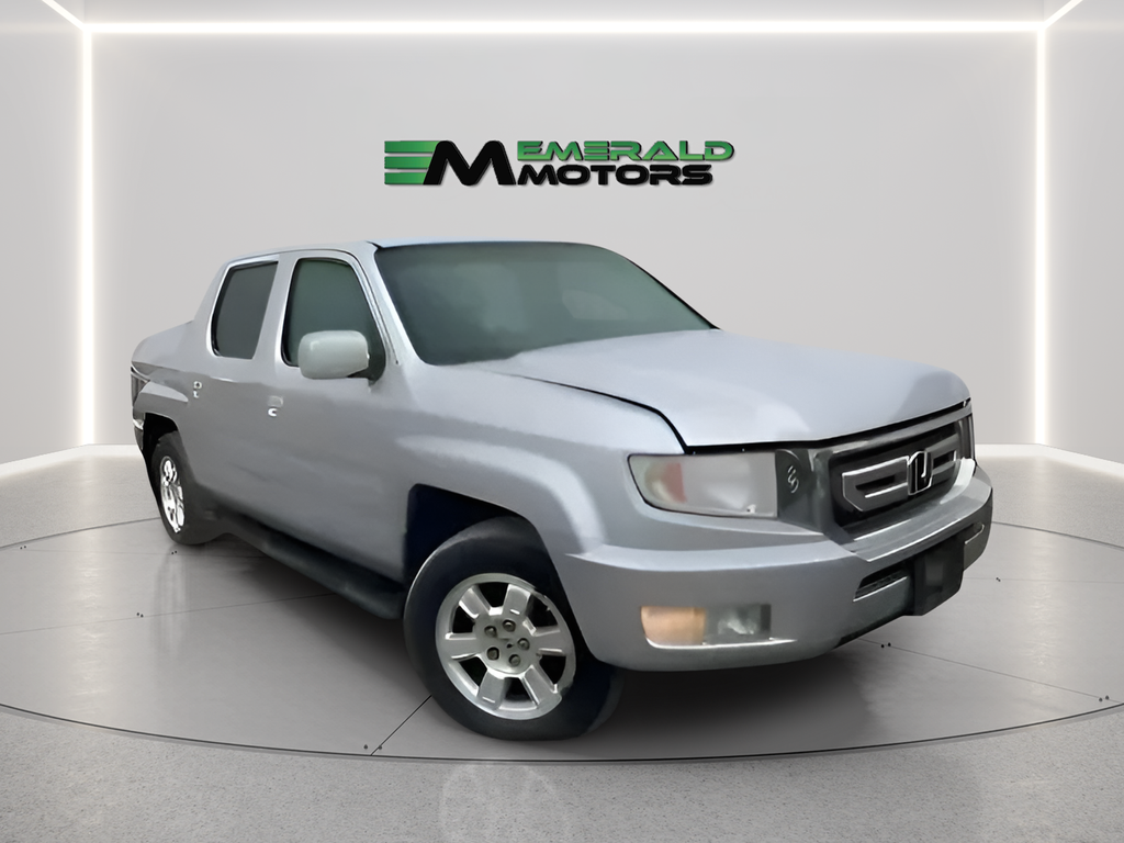 Silver 2011 Honda Ridgeline RTL Pickup Truck Four-Wheel Drive 5-Speed Automatic Overdrive
