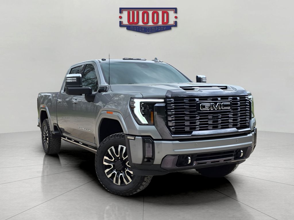 Sterling Metallic 2024 GMC Sierra 2500HD Denali Ultimate Crew Cab 4WD Pickup Truck Four-Wheel Drive Automatic