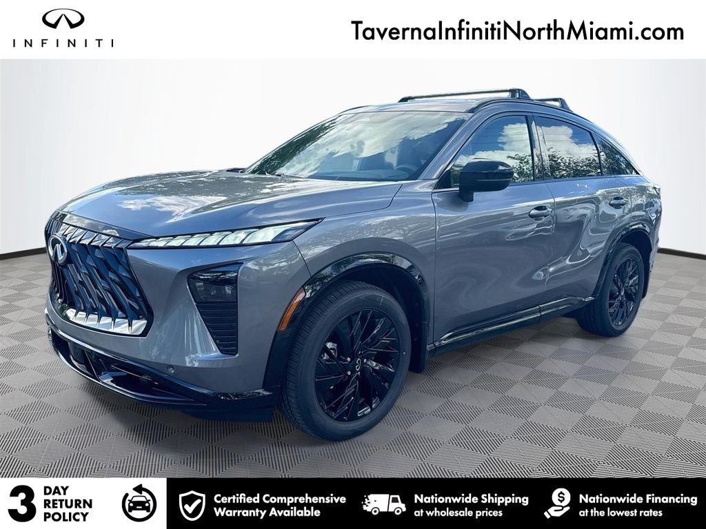 Gray (Graphite Shadow) 2027 INFINITI QX65 SUV / Crossover All-Wheel Drive 9-Speed Automatic