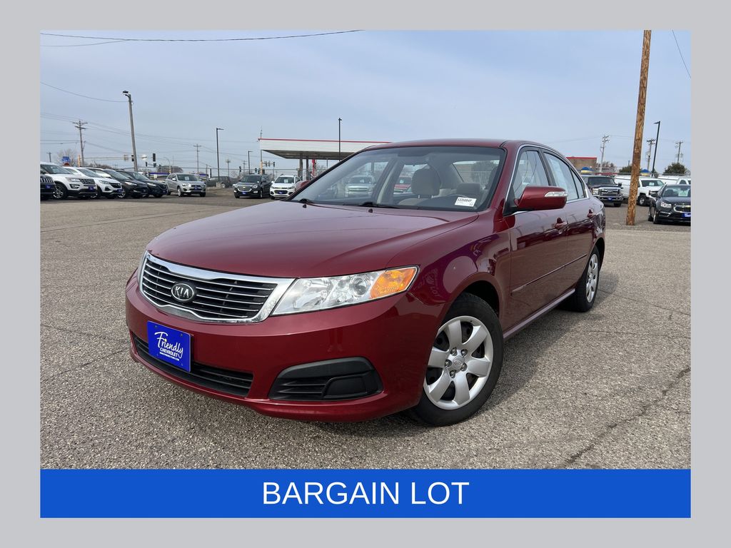 Ruby Red 2009 Kia Optima LX Sedan Front-Wheel Drive 5-Speed Automatic Overdrive