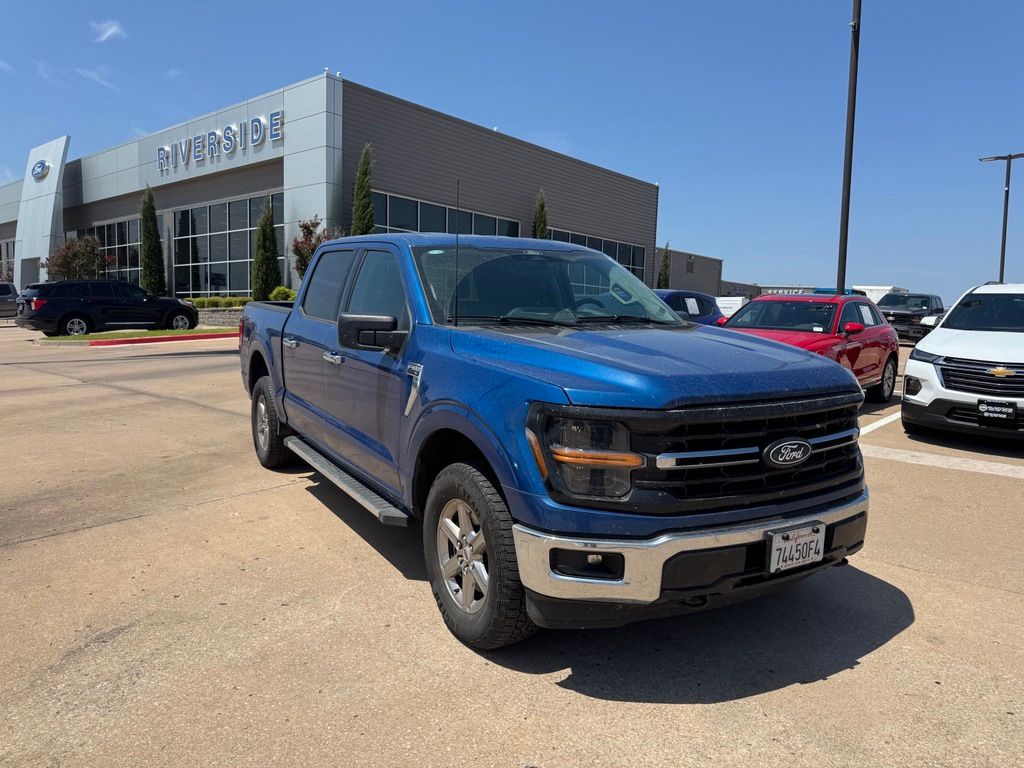 Atlas Blue Metallic 2025 Ford F-150 Pickup Truck Four-Wheel Drive Automatic