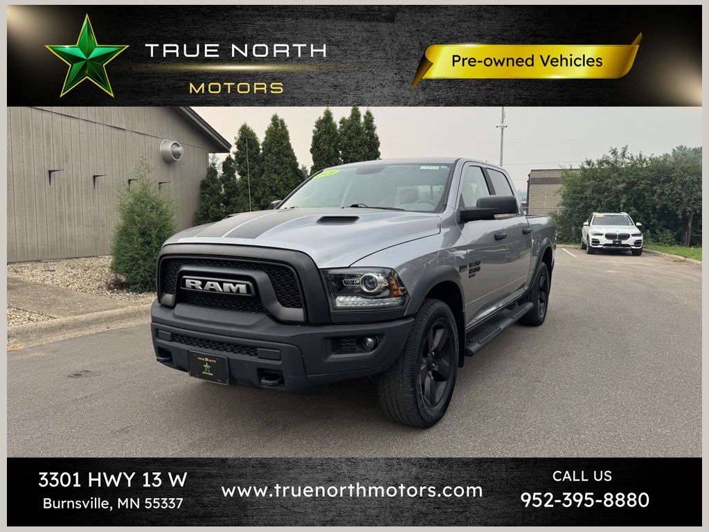 Billet Silver Metallic Clearcoat 2020 RAM 1500 Pickup Truck Four-Wheel Drive 8-Speed Automatic