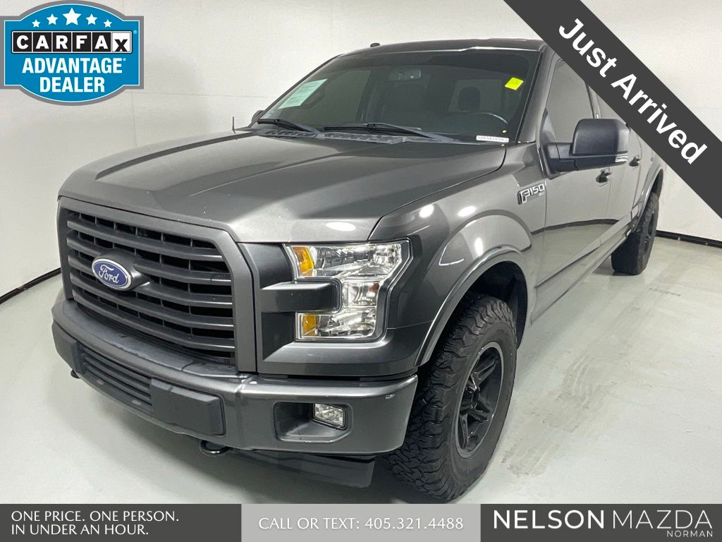 Gray (Magnetic) 2017 Ford F-150 XLT SuperCrew LB 4WD Pickup Truck Four-Wheel Drive 6-Speed Automatic
