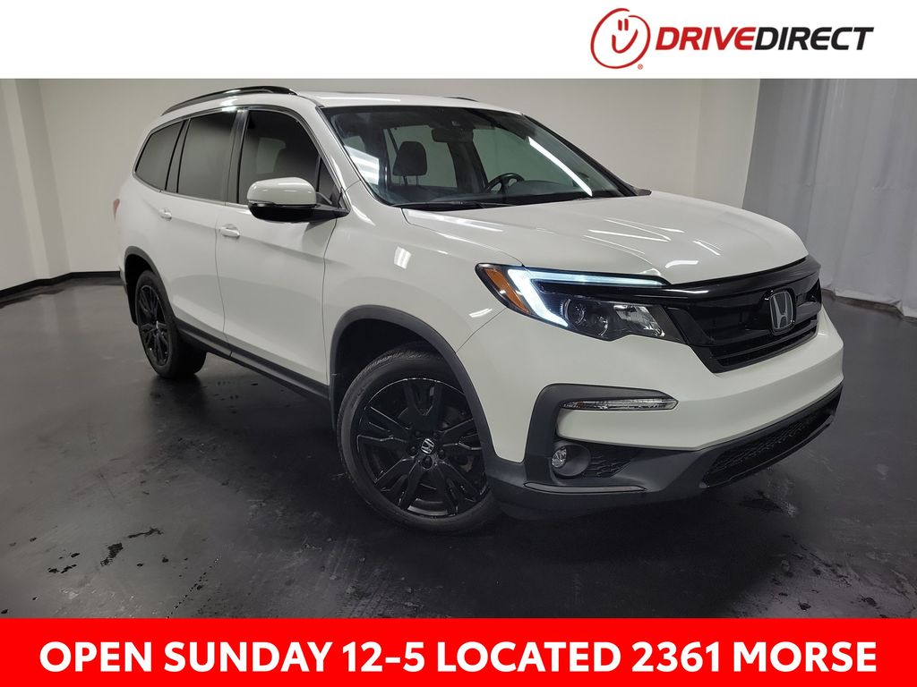 Platinum White Pearl 2022 Honda Pilot SUV / Crossover Front-Wheel Drive 9-Speed Automatic