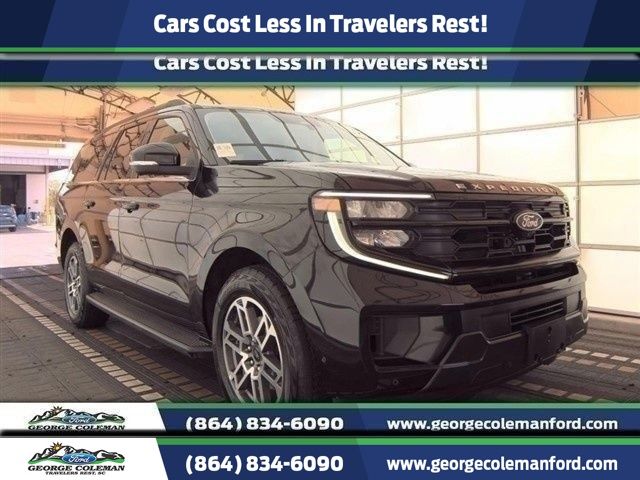 Black Metallic 2025 Ford Expedition MAX Active 4WD SUV / Crossover Four-Wheel Drive Automatic
