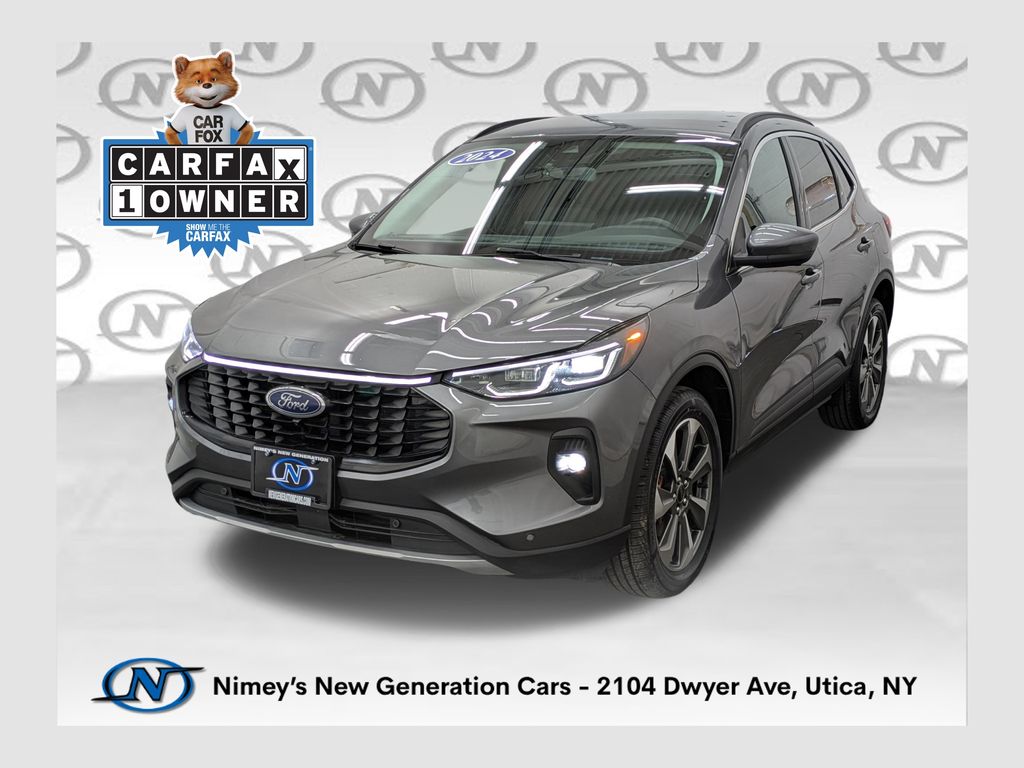Carbonized Gray Metallic 2024 Ford Escape SUV / Crossover All-Wheel Drive 8-Speed Automatic