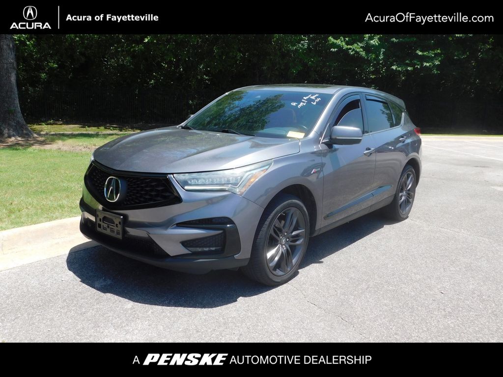 Gray (Modern Steel Metallic) 2021 Acura RDX SUV / Crossover Front-Wheel Drive Automatic