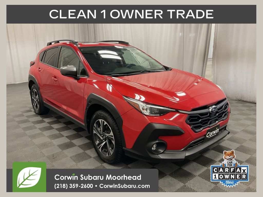 Pure Red 2024 Subaru Crosstrek SUV / Crossover All-Wheel Drive Continuously Variable Transmission