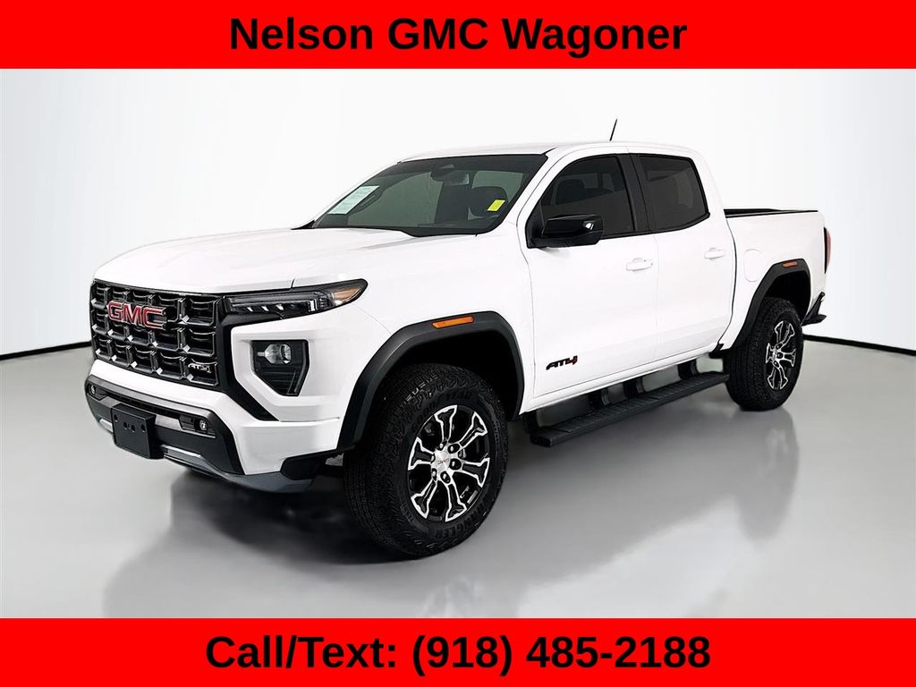 Summit White 2024 GMC Canyon Pickup Truck Four-Wheel Drive 8-Speed Automatic