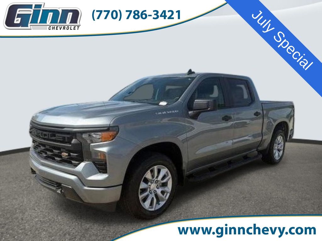 Sterling Gray Metallic 2023 Chevrolet Silverado 1500 Pickup Truck Four-Wheel Drive 8-Speed Automatic