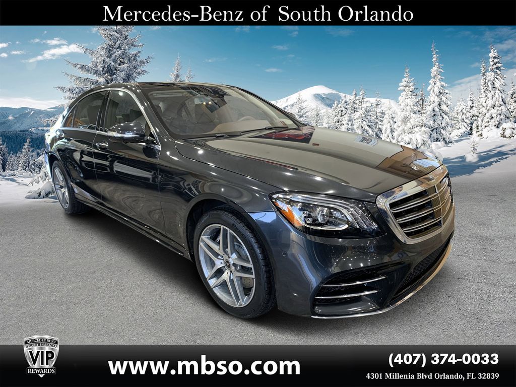 Magnetite Black Metallic 2018 Mercedes-Benz S-Class S 560 RWD Sedan Rear-Wheel Drive 9-Speed Automatic