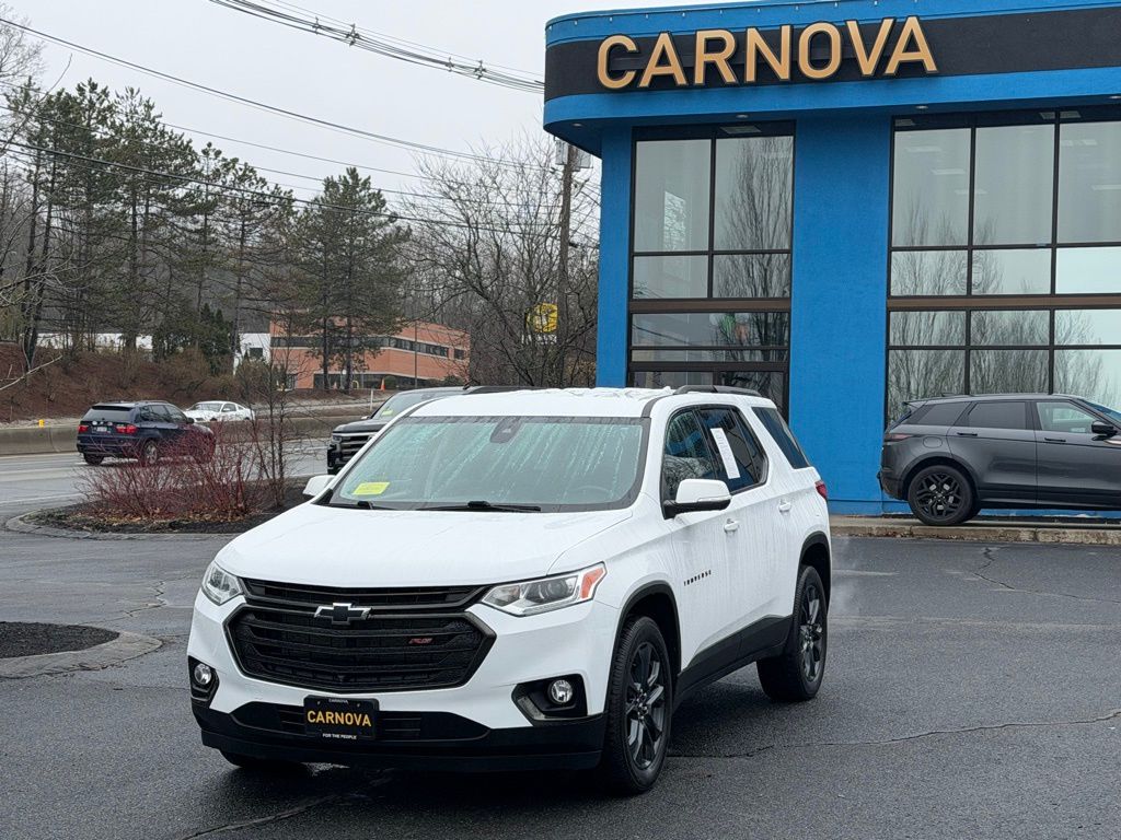 Summit White 2021 Chevrolet Traverse RS AWD SUV / Crossover Four-Wheel Drive 9-Speed Automatic