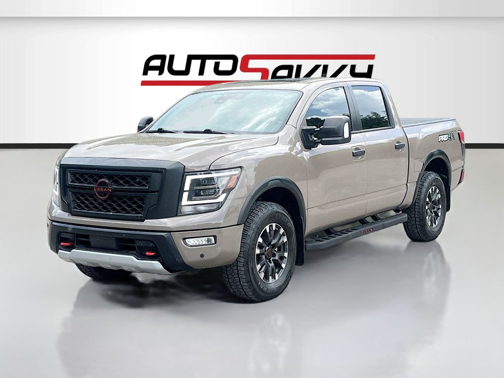 2024 Nissan Titan PRO-4X Beige at AutoSavvy Houston Northwest