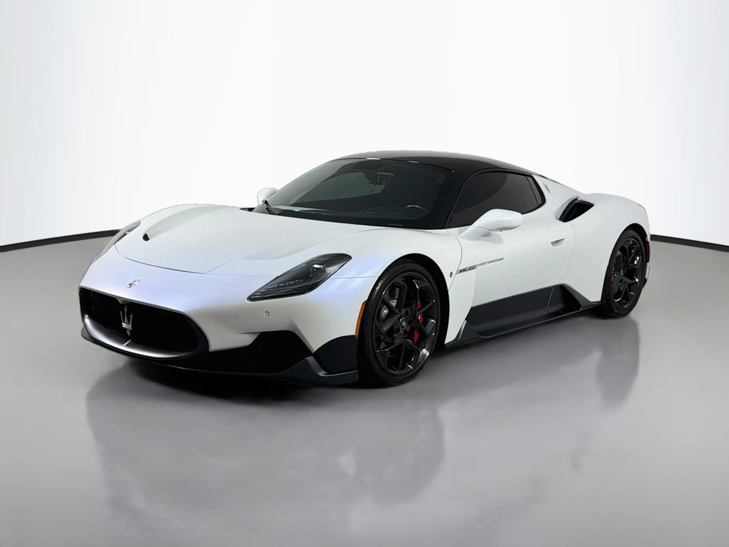 Bianco Audace 2022 Maserati MC20 Coupe Rear-Wheel Drive 8-Speed Dual Clutch