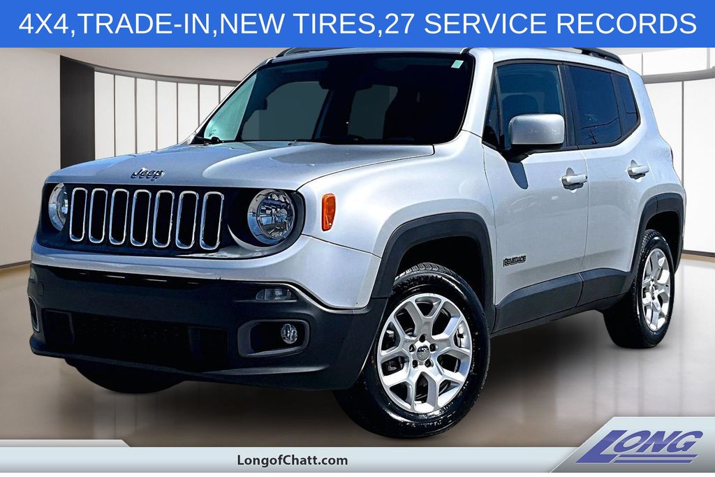 Glacier Metallic 2015 Jeep Renegade Latitude 4WD SUV / Crossover Four-Wheel Drive 9-Speed Automatic