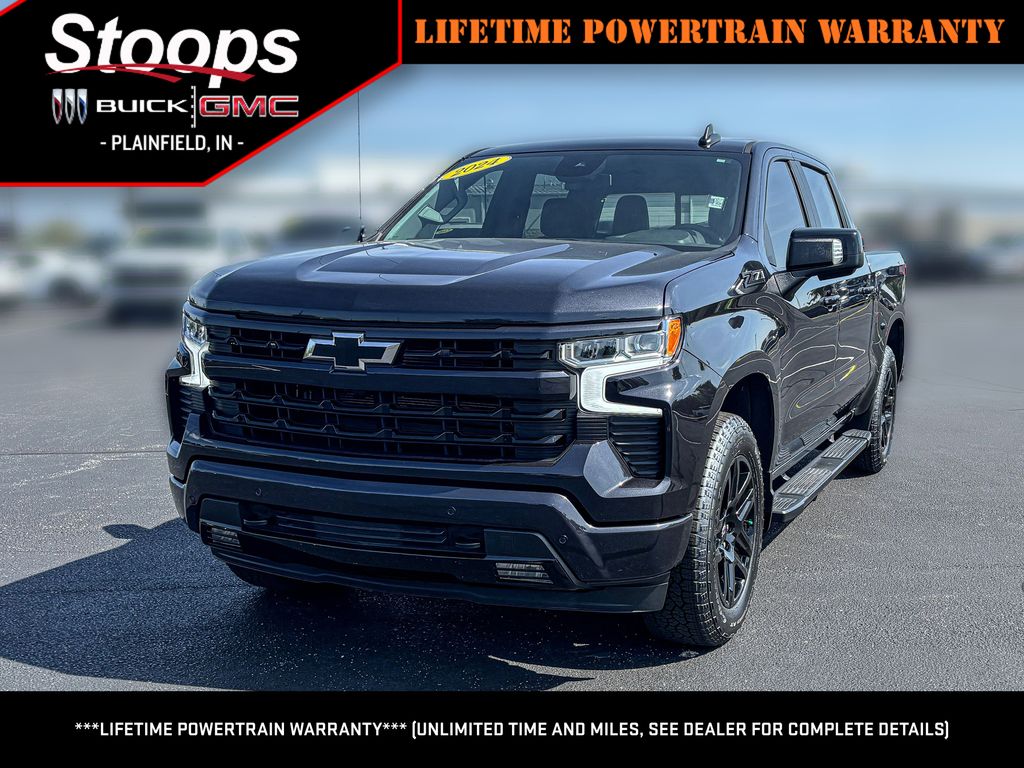 Dark Ash Metallic 2024 Chevrolet Silverado 1500 Pickup Truck Four-Wheel Drive Automatic